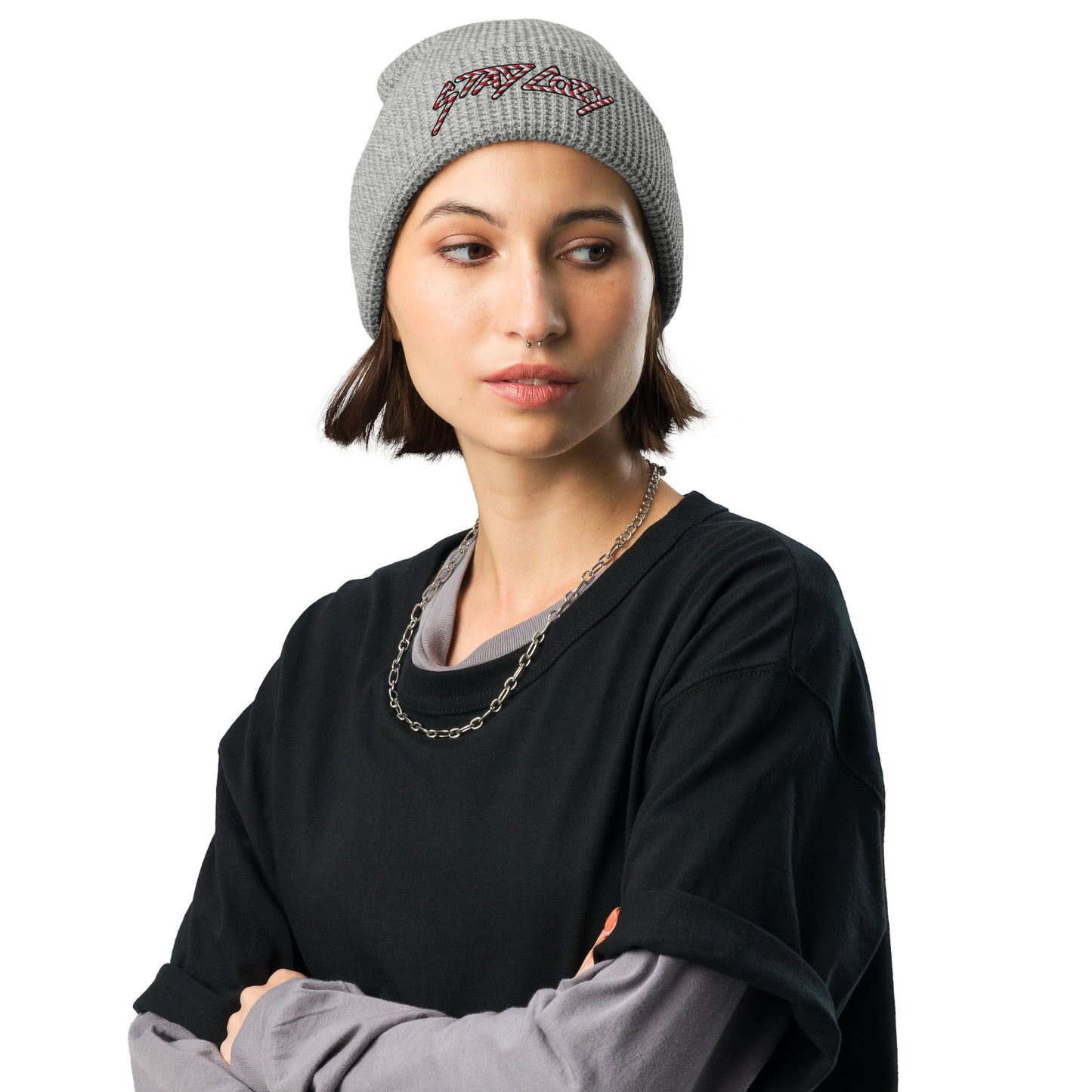 Stay Cozy Waffle beanie